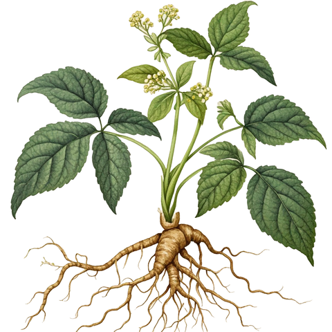 Tisane | American Ginseng | 7eaminds Teaminds Herbs & Tea Specialized in Herbal Tea/Tisane